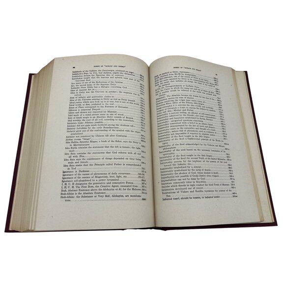 Morals and Dogma Albert Pike 1947 reprint Scottish Rite Freemasonry HC red cloth - Picture 6 of 8